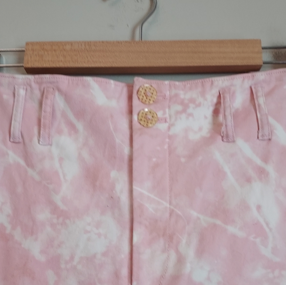 Anthropologie Jaime Pink Print Straight Pant Pants Size 8 NEW NWT - Picture 8 of 16